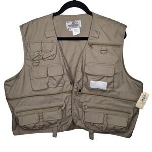 Vintage Woodfield Princely Fishing Vest Deluxe Men's XL Outdoor Photography